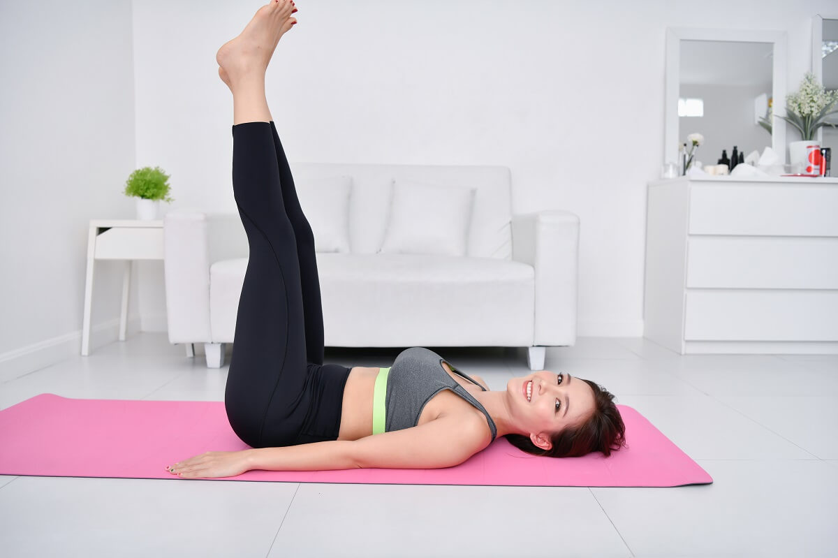 leg raises to reduca FUPA