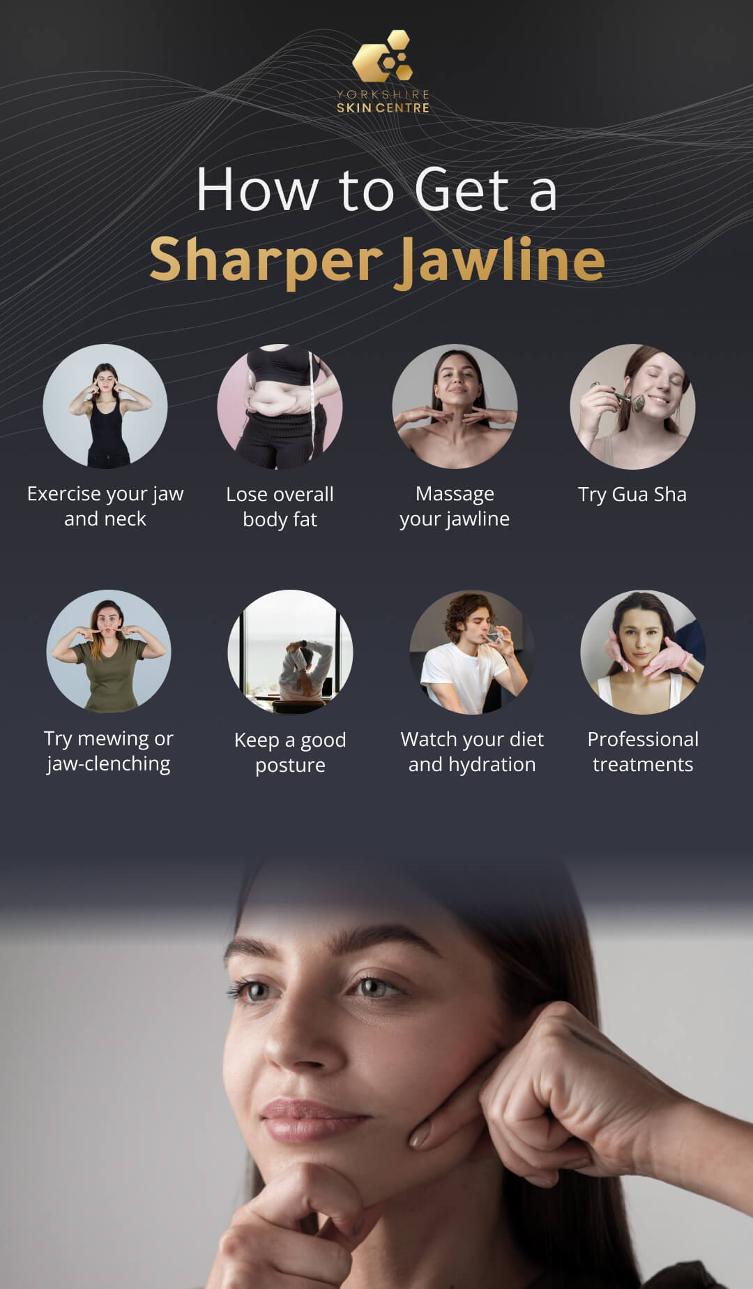 how to get a sharper jawline